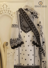 3PCs SUMMER EMBROIDERED LAWN DRESS RL-1003