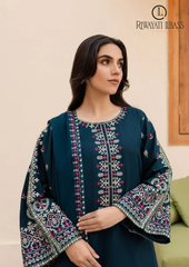 3PCs SUMMER EMBROIDERED LAWN DRESS RL-1004