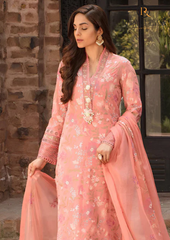 3PCs SUMMER EMBROIDERED LAWN DRESS RL-1005