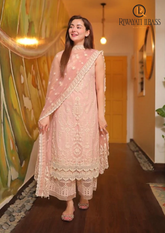 3PCs SUMMER HEAVY EMBROIDERED LAWN DRESS RL-1006