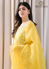 3PCs SUMMER EMBROIDERED LAWN DRESS RL-1012