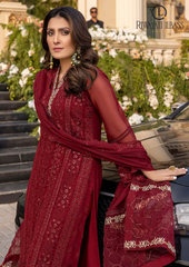 3PCs SUMMER EMBROIDERED LAWN DRESS RL-1013