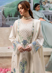 3PCs SUMMER EMBROIDERED LAWN DRESS RL-1015