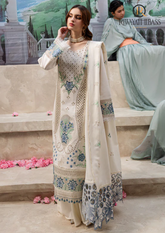 3PCs SUMMER EMBROIDERED LAWN DRESS RL-1015