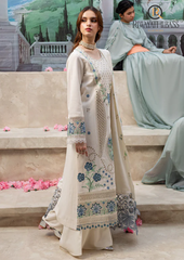 3PCs SUMMER EMBROIDERED LAWN DRESS RL-1015