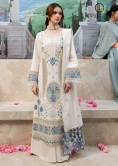 3PCs SUMMER EMBROIDERED LAWN DRESS RL-1015