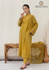 3PCs SUMMER EMBROIDERED LAWN DRESS RL-1017