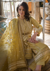3PCs SUMMER EMBROIDERED LAWN DRESS RL-1018