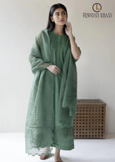 3PCs SUMMER EMBROIDERED LAWN DRESS RL-1019