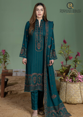 3PCs SUMMER EMBROIDERED LAWN DRESS RL-1022