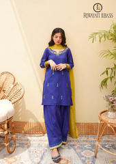 3PCs SUMMER EMBROIDERED LAWN DRESS RL-1027