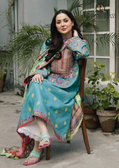 3PCs SUMMER EMBROIDERED LAWN DRESS RL-1029
