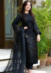 3PCs SUMMER EMBROIDERED LAWN DRESS RL-1030