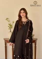 3PCs SUMMER EMBROIDERED LAWN DRESS RL-1031