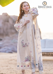 3PCs SUMMER EMBROIDERED LAWN DRESS RL-1032