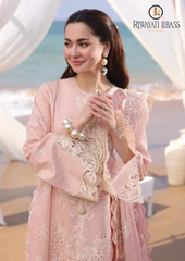 3PCs SUMMER EMBROIDERED LAWN DRESS RL-1037
