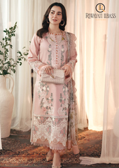 3PCs SUMMER EMBROIDERED LAWN DRESS RL-1039