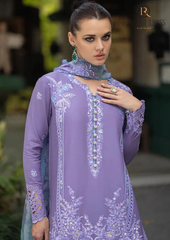 3PCs SUMMER EMBROIDERED LAWN DRESS RL-1042