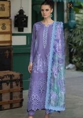 3PCs SUMMER EMBROIDERED LAWN DRESS RL-1042
