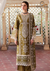 3PCs SUMMER EMBROIDERED LAWN DRESS RL-1043