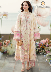 3PCs SUMMER EMBROIDERED LAWN DRESS RL-1047