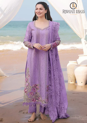 3PCs SUMMER EMBROIDERED LAWN DRESS RL-1050