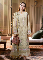 3PCs SUMMER EMBROIDERED LAWN DRESS RL-1051