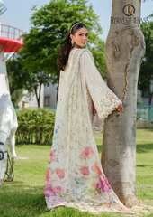 3PCs SUMMER EMBROIDERED LAWN DRESS RL-1053