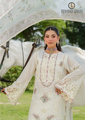 3PCs SUMMER EMBROIDERED LAWN DRESS RL-1053