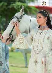3PCs SUMMER EMBROIDERED LAWN DRESS RL-1053