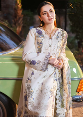 3PCs SUMMER EMBROIDERED LAWN DRESS RL-1054