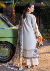 3PCs SUMMER EMBROIDERED LAWN DRESS RL-1054