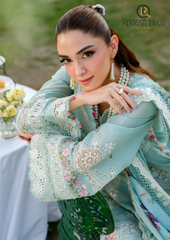 3PCs SUMMER EMBROIDERED LAWN DRESS RL-1055