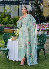 3PCs SUMMER EMBROIDERED LAWN DRESS RL-1055