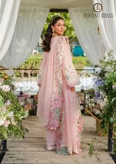 3PCs SUMMER EMBROIDERED LAWN DRESS RL-1056