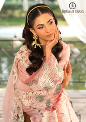 3PCs SUMMER EMBROIDERED LAWN DRESS RL-1056