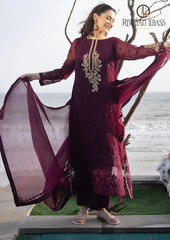 3PCs SUMMER EMBROIDERED LAWN DRESS RL-1059