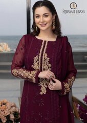 3PCs SUMMER EMBROIDERED LAWN DRESS RL-1059