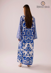 2PCs SUMMER DIGITAL PRINTED KATTAN SILK DRESS RL-1063