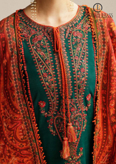 3PCs SUMMER EMBROIDERED LAWN DRESS RL-1065