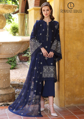 3PCs SUMMER EMBROIDERED LAWN DRESS RL-1067