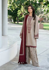 3PCs SUMMER EMBROIDERED LAWN DRESS RL-1068