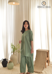 3PCs SUMMER EMBROIDERED LAWN DRESS RL-1070