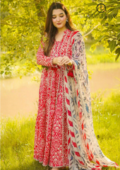 3PCs SUMMER DIGITAL PRINTED LAWN DRESS RL-1071