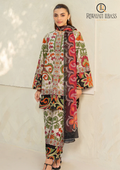 3PCs SUMMER DIGITAL PRINTED LAWN DRESS RL-1072
