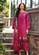 3PCs SUMMER DIGITAL PRINTED LAWN DRESS RL-1073