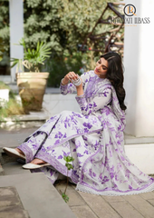 3PCs SUMMER DIGITAL PRINTED LAWN DRESS RL-1074