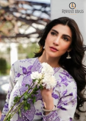 3PCs SUMMER DIGITAL PRINTED LAWN DRESS RL-1074