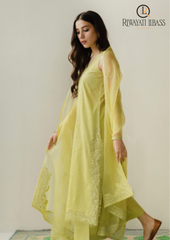 3PCs SUMMER EMBROIDERED LAWN DRESS RL-1077
