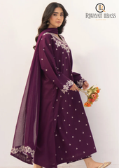 3PCs SUMMER EMBROIDERED LAWN DRESS RL-1078